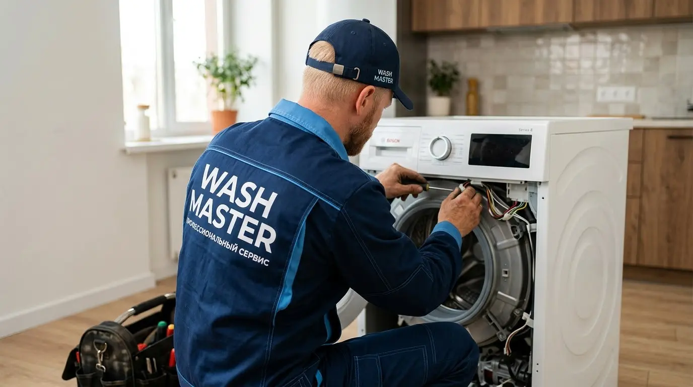 Мастер WASH-MASTER.KZ ремонтирует стиральную машину Bosch на дому в Алматы